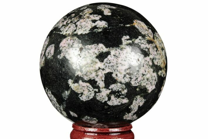 Polished Snowflake Stone Sphere - Pakistan #187524
